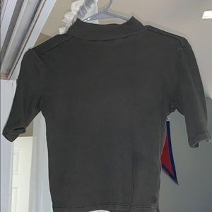 Green G-Star Cropped Turtle neck